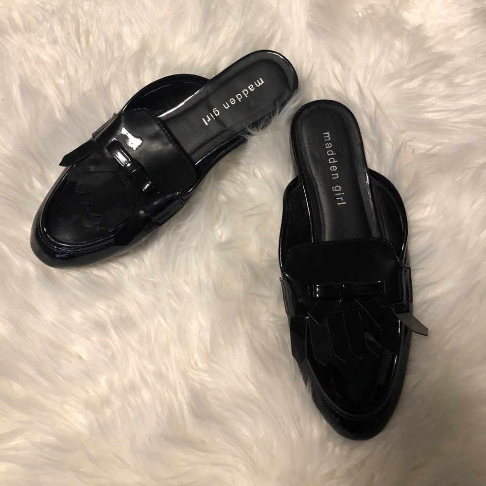 Madden Girl Slip-On Mules With Tassels